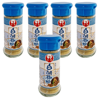 珍鶴 白胡椒粉 30g, 適用於酸辣湯等湯類或肉品醃漬, 5瓶