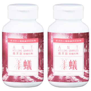 HUKUROU 福來朗 除蟻粒劑 100g, 粒狀劑型, 紅火蟻防治適用, 2罐