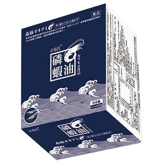 必盛氏 南極磷蝦油軟膠囊 高濃度Omega-3 液體膠囊 可持續捕撈 500mg, 60顆, 1瓶