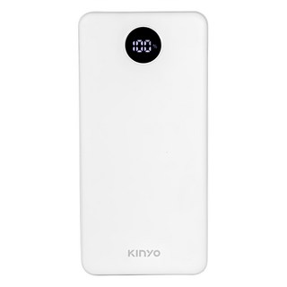 KINYO 行動電源 附Micro USB 充電線 210g, KPB-3273W, 白色