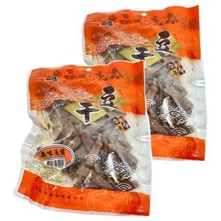 四乘六 滷肉風味豆干 蒜味滷條 300g 2包 - 台灣特色零食 Q彈有嚼勁