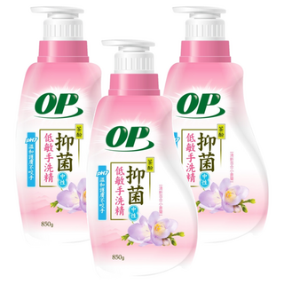 OP 茶酚低敏抑菌手洗精, 850g, 3瓶