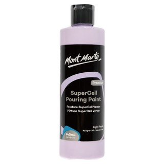 蒙瑪特 細胞流體壓克力 淡紫色 流動畫顏料 易於混合 創作獨特花紋, 240ml, 1瓶
