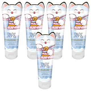 UNICAT 變臉貓 保濕淨膚溫和洗面乳 山羊奶萃取 100ml, 5條