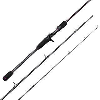 okuma 寶熊釣具 路亞竿 天蠍座SCORPIO 三節式 釣竿 槍柄 SPC633ML, 黑紫色ML調