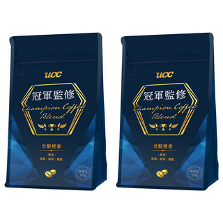 ucc 冠軍監修甘醇橙香咖啡豆, 咖啡豆(無研磨), 225g, 2包