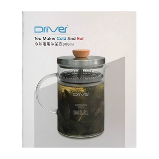 Driver 冷熱兩用沖茶壺 600ml, 耐熱玻璃, DR-T898S, 1個