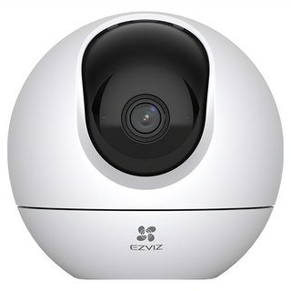EZVIZ 螢石 C6 2K+ 專業版雲台版智慧攝影機，2.4G/5GHz雙頻寬Wi-Fi，全景畫面，夜視彩色，人工智慧自動變焦追蹤, CS-C6, 1個