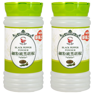 飛馬 細粉純黑胡椒 進口高級黑胡椒粒, 300g, 2瓶