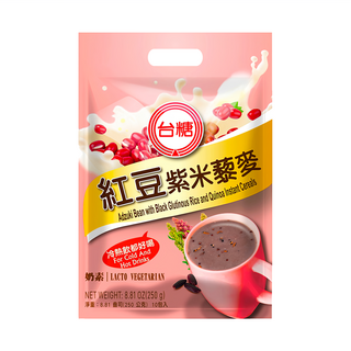 台糖 紅豆紫米藜麥, 奶素, 冷熱皆宜, 25g, 10包, 1袋