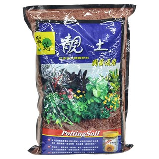 翠筠 靚土 園藝通用培養土, 含泥炭土 椰子纖維 珍珠石, 6L, 4袋