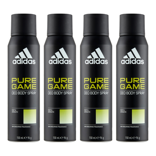adidas 愛迪達 男用體香噴霧 極限挑戰, 150ml, 4瓶