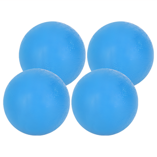 ZA Fitness 按摩球 單球, TPE材質, 使用後可直接水洗, 藍色, 4個