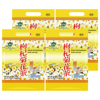 薌園 枸杞菊花茶 晶粒沖調飲品, 10g, 18包, 4袋
