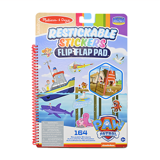 Melissa&Doug 瑪莉莎 旅遊樂 N次貼翻轉故事遊戲書, 螺旋裝訂