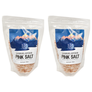 GusTosO 玩饗滋味 喜馬拉雅山天然玫瑰鹽 粗 料理調味, 2包, 500g