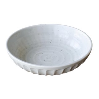 佐和陶瓷國際有限公司 白練刻紋15.5缽 日本製 15.5 x 4.2cm 370ml, 1個, 單一顏色