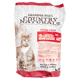 GRANDMA MAE'S 全齡貓 LID 低敏無穀飼料, 野撈鮭魚, 1.4kg, 1袋