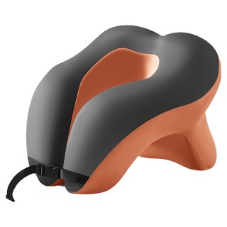 SUNORO 人體工學護頸U型記憶棉趴睡枕, 橙色