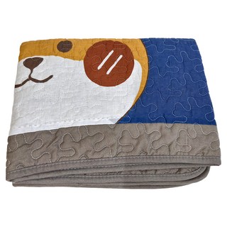 拼布止滑墊, 135 x 50cm, 柴犬