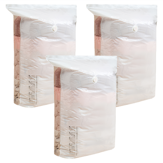 小麥購物 免抽氣真空壓縮袋 立體款 衣物棉被收納袋 G614, 3個, 1個