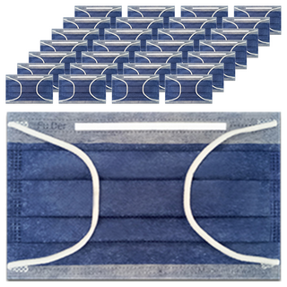 fuder 福德好罩 兒童平面醫療口罩 大童 14.5 x 9.5cm, 30個裝, 帥氣藍, 6盒