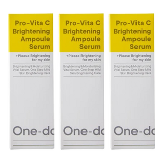 One-day's you PRO VITA-C 亮白安瓶精華 保濕亮白 One Step Mild Skin Brightening Care, 30ml, 3瓶