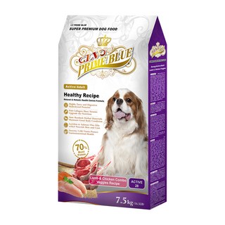 LV PRIME BLUE 藍帶 成犬 活力乾飼料, 羊雞蔬果, 7.5kg, 1袋