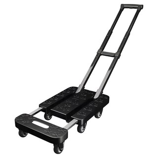 MP 萬向六輪多功能折疊小推車, 黑色, 承重約150公斤, 1台