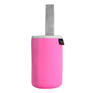 PUKU 藍色企鵝 提帶水杯套 桃紅 11.5 x 6.5cm 方便攜帶, 1個