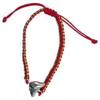 狐仙招桃花人際手鍊, 金紅, 16cm