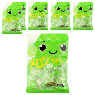 川口製菓 哈密瓜味糖 75g, 6袋