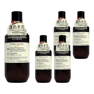 Amma Garden 艾瑪花園 護色水亮強韌洗髮精 洋甘菊, 染後髮質護理, 有機成分, 500ml, 5瓶