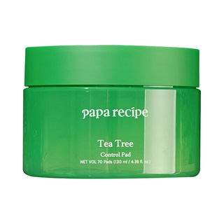 papa recipe 茶樹控油爽膚棉，pH 5.3，溫和無刺激，敏感肌適用, 70片, 1罐