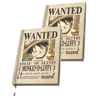 ABYSTYLE 航海王 A5魯夫懸賞單封面筆記本, 魯夫懸賞, 2本