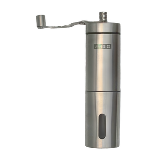 A-IDIO 阿迪優 三角形磨豆機, 摺疊手柄, 304不鏽鋼材質, 銀色, 1個