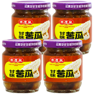 高慶泉 甘味苦瓜 經典醃漬苦瓜, 125g, 4罐
