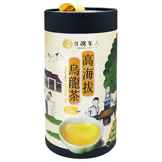 台灣茶人 高海拔烏龍茶，茶磚10入保鮮裸包裝, 500g, 1入, 1罐