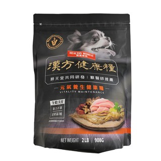 HEALTHY MOMENT 關健時刻 全齡犬 漢方健康糧, 元氣養生配方, 908g, 1包