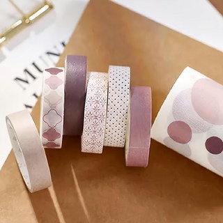 Simno 芯陌 基礎套裝紙膠帶, 白姜, 1個