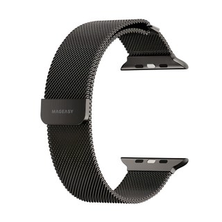 MAGEASY Milanese 米蘭不鏽鋼磁扣錶環 40/41/42mm, 石瓦色, 1個