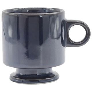 CHIPS mug Smith 復古馬克杯 陶瓷美濃燒咖啡杯 240ml, 湛藍色, 1個