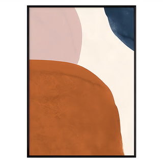 幾何圓 I 掛畫, 59.4 x 42cm, 黑色