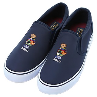 POLO RALPHLAUREN Keaton Bear 兒童款 懶人鞋 RF103724T 海軍藍 150mm