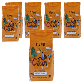 ViVANI Cavi Quick精選可可沖泡粉, 天然，純素, 400g, 1包, 6包
