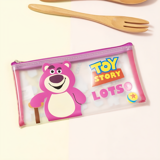 Disney 迪士尼 寬版磨砂萬用包 CA774 熊抱哥 19 x 9cm, 熊抱哥 透明色, 1個