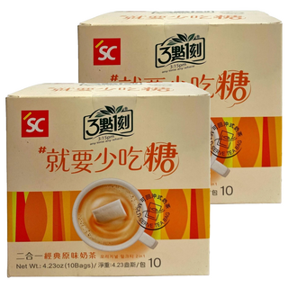 3點1刻 二合一 原味奶茶, 12g, 10包, 2盒