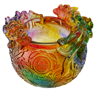 命運好好玩 林霖 對我生財雙貔貅聚寶盆 霸氣進財 帝王聚富, 8108049, 1個