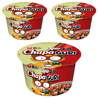 NONGSHIM 農心 浣熊炸醬烏龍碗麵 114g, 3入