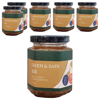 GREEN&SAFE 永豐餘生技 油蒜 蒜花 蒜頭 台灣產, 150g, 6罐